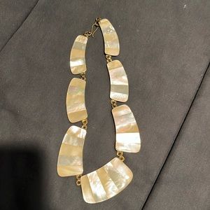 Costume “ mother of pearl” necklace